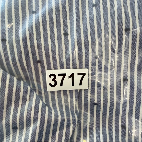 J. Crew pinstripe dot striped pajama bottoms blue white 23717 - Picture 6 of 10